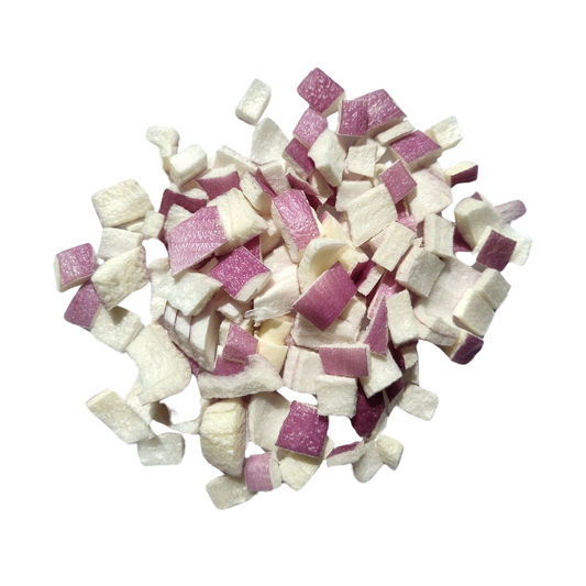 DICED RED ONIONS